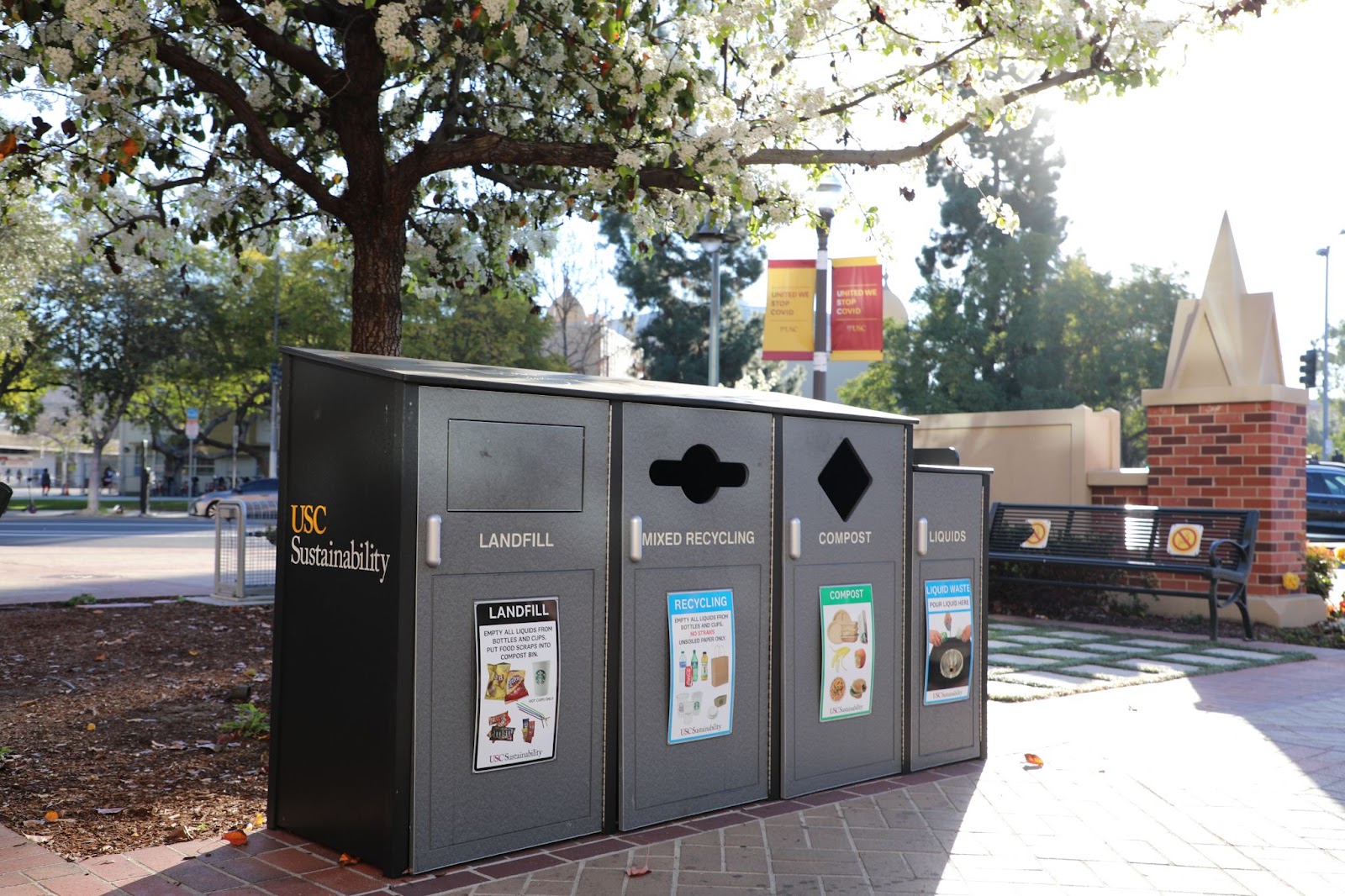 USC composting bins