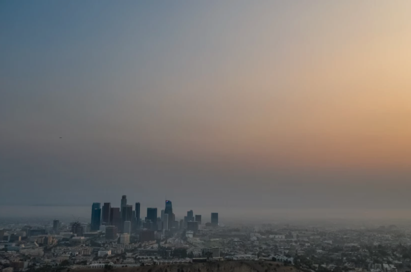LA Times air pollution polls
