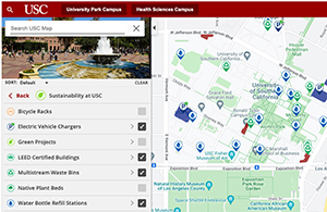 USC Sustainability map small