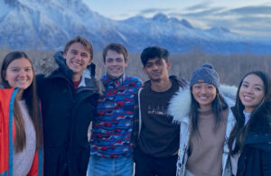 Viterbi students in Alaska