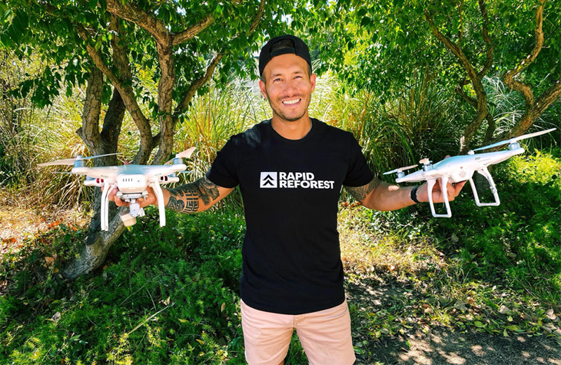 USC Price Alum uses drones to reforest