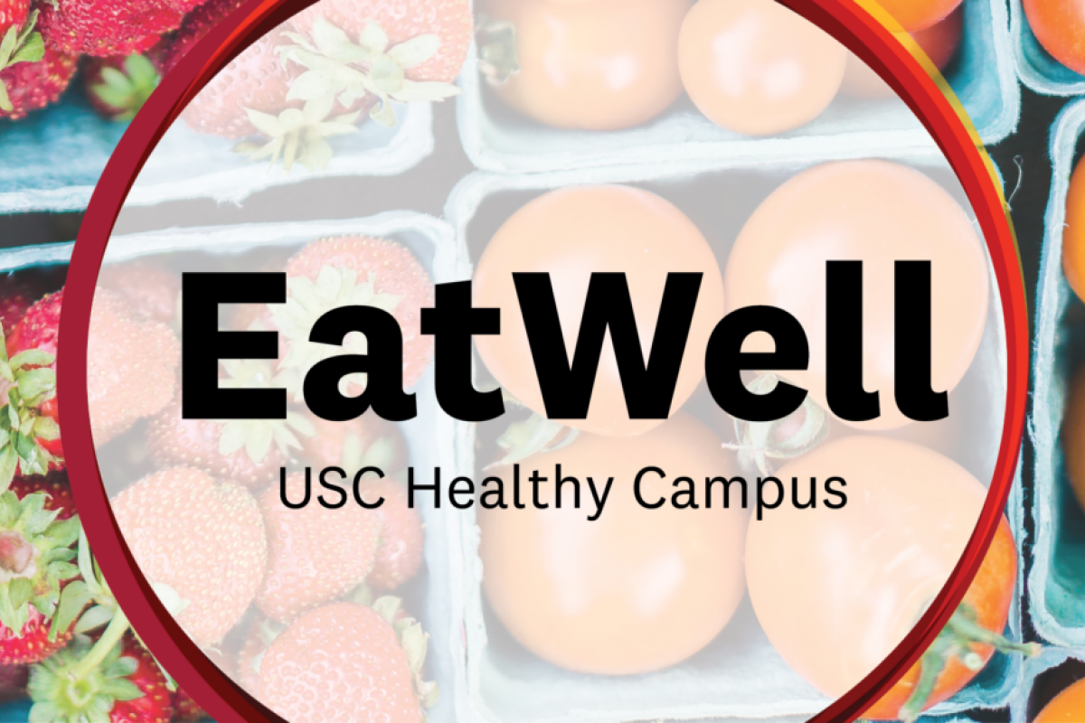 The USC Healthy Campus EatWell logo.