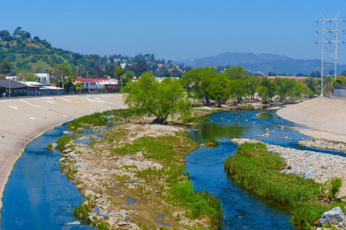 View of the L.A. River