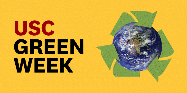 GIF celebrating Green Week at USC