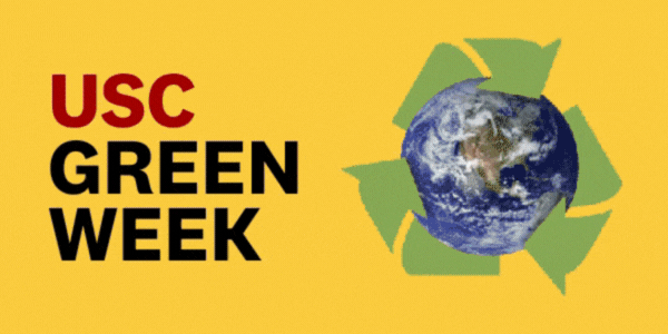 GIF celebrating Green Week at USC