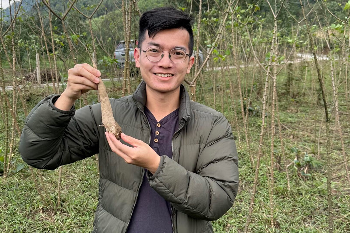2025 Wrigley Institute Graduate Fellow Jason Tuấn Vũ, a PhD candidate in the USC Dornsife Department of American Studies and Ethnicity, examines the relationship between war legacies and climate change in contemporary Vietnam (Courtesy of Jason Tuan Vu).