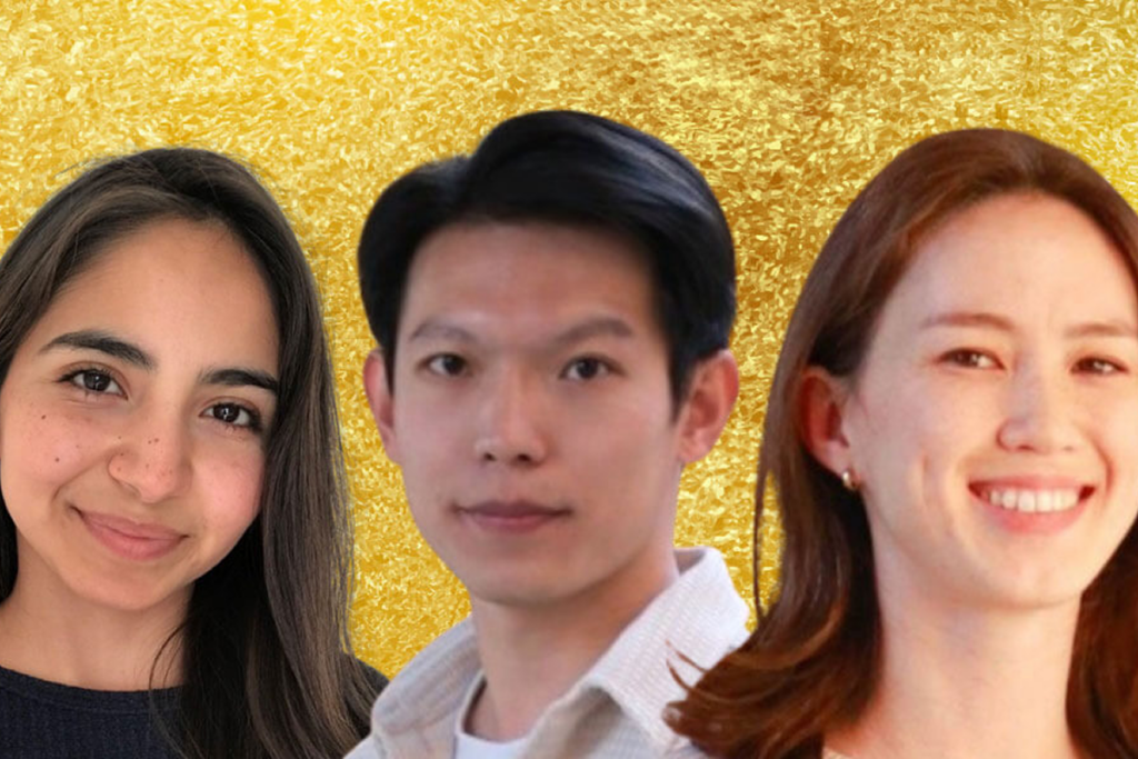 Astani Graduate Scholars Vanessa Ramirez, Hang Wu and Lisa Staugaard