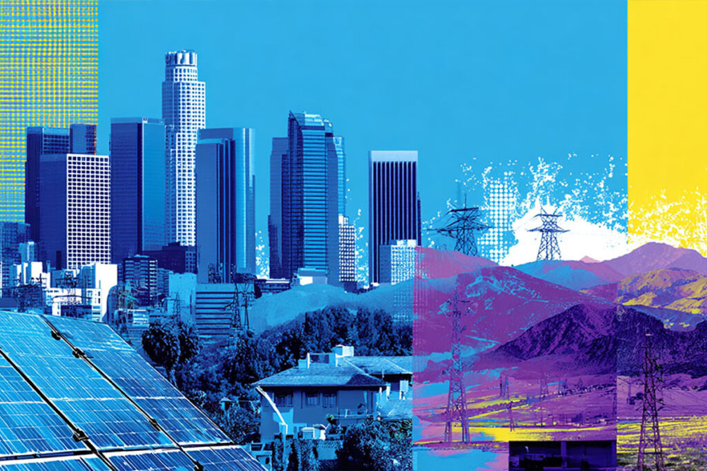 artwork for low-carbon power and water to the 2028 Olympic and Paralympic Games